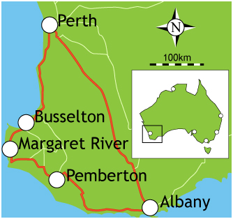 Busselton Map